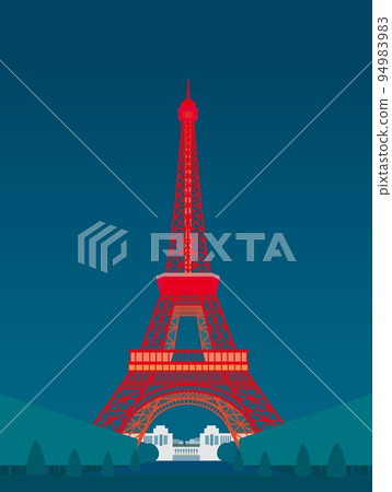 埃菲爾鐵塔遊覽埃菲爾巴黎夜景 94983983