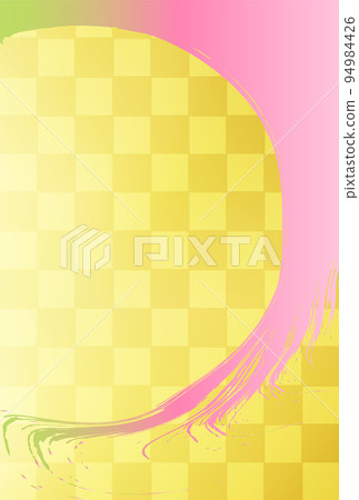 New Year's card Japanese pattern Japanese paper background New Year's card Japanese pattern Japanese paper background 94984426