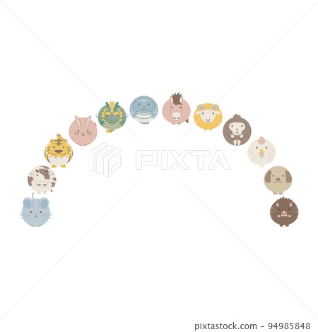 Illustration of the zodiac 94985848