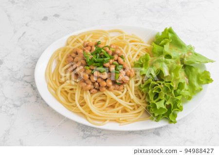 Natto spaghetti Natto spaghetti 94988427
