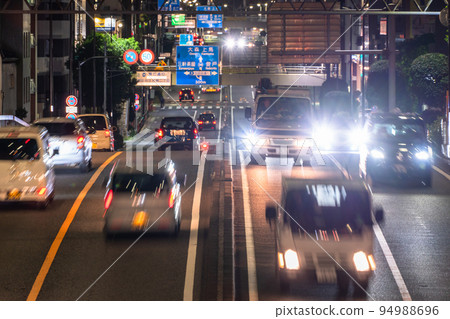 《Tokyo》Kanjo Route 7 at night・Transportation image 94988696