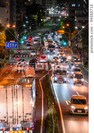 《東京》夜晚的7號幹線・交通圖 94988718