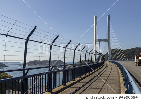 Toll road in Nagasaki, Goddess Bridge [Nagasaki City, Nagasaki Prefecture] 94990684