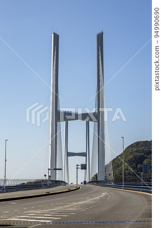 Toll road in Nagasaki, Goddess Bridge [Nagasaki City, Nagasaki Prefecture] 94990690