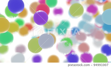 CG 粒子 許多五顏六色的球 94991007