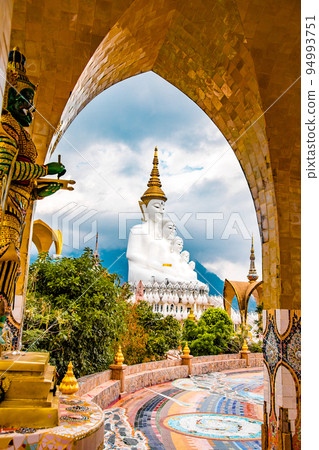 Wat Phrathat Pha Sorn Kaew, white buddha temple in Phetchabun, Thailand Wat Phrathat Pha Sorn Kaew, white buddha temple in Phetchabun, Thailand 94993751