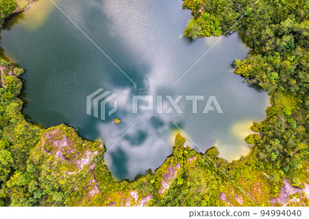 Aerial view of Ranong Canyon Park in Hat Som Paen, Thailand 94994040
