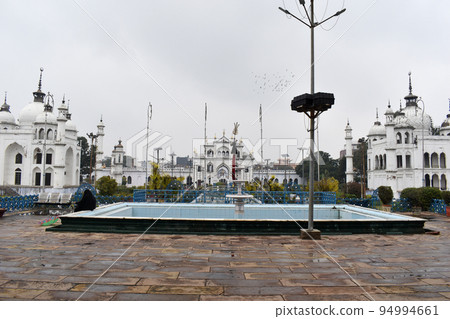 Full view of Chota Imambara initially a congregation hall for Shia Muslims. Built by Muhammad Ali Shah, Lucknow, Uttar Pradesh, India Full view of Chota Imambara initially a congregation hall for Shia Muslims. Built by Muhammad Ali Shah, Lucknow, Uttar Pradesh, India 94994661