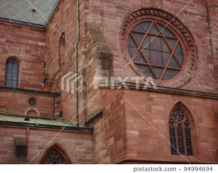 Buildings in the city centre of Basel , Switzerland Buildings in the city centre of Basel , Switzerland 94994694