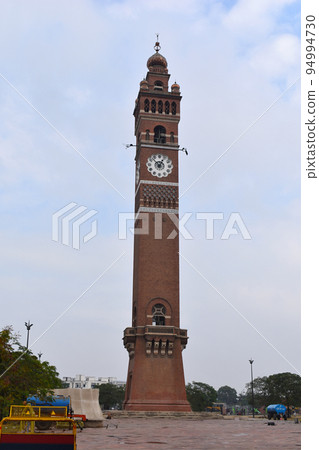 Ghanta Ghar-Husainabad Clock Tower located in the city of Lucknow. It was built in 1881 by Nawab Nasir-ud-Din Haider. Lucknow, Uttar Pradesh, India 94994730