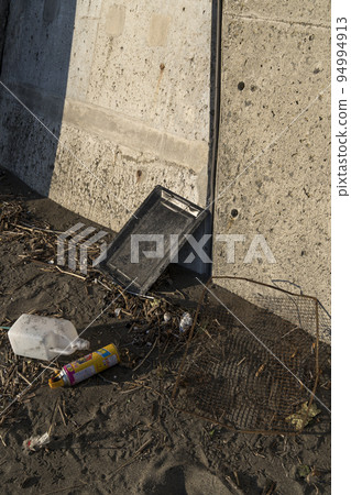 Sea illegal dumping Sea illegal dumping 94994913