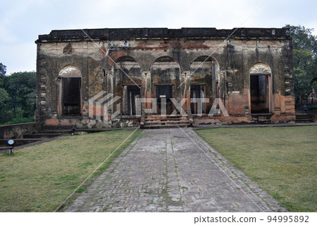Dr. Fayrer's House the surgeon in residency during the great siege of Lucknow in 1857, at the British Residency, Lucknow, Uttar Pradesh, India 94995892