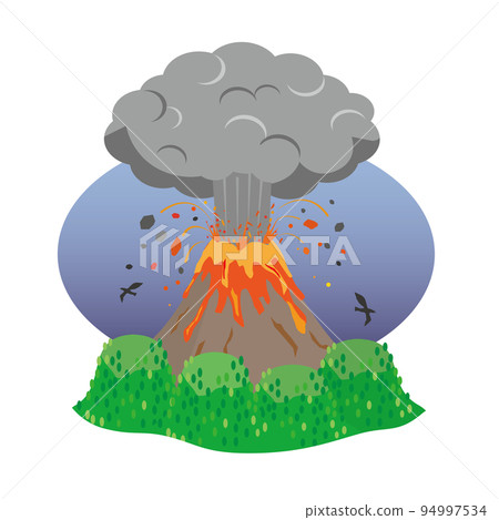火山爆發 94997534