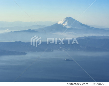 Aerial view from above Suruga Bay / Mt. Fuji, Japan Aerial view from above Suruga Bay / Mt. Fuji, Japan 94998229