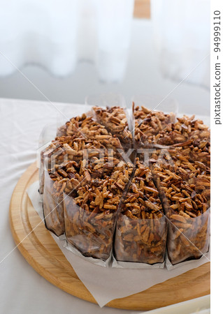 Genoise,Genoa coffee cake .Homemade bakery concept. 94999110