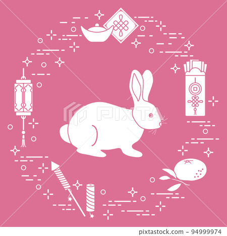Chinese New Year Rabbit symbol 2023 calendar Chinese New Year Rabbit symbol 2023 calendar 94999974