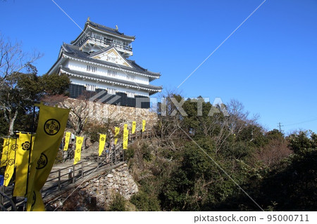 岐阜城堡和藍天 岐阜城堡和藍天 95000711