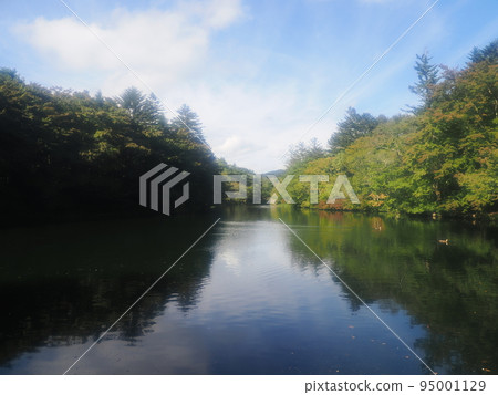 舊輕井澤雲場池風景 95001129