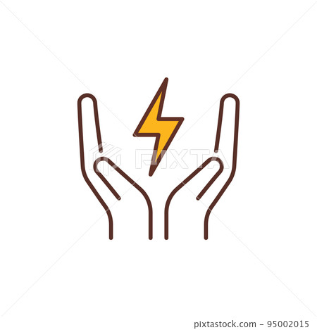 Save Energy vector concept creative icon or symbol Save Energy vector concept creative icon or symbol 95002015
