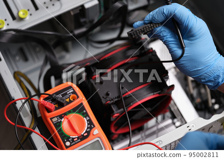 Components for personal computer and tester to check work 95002811