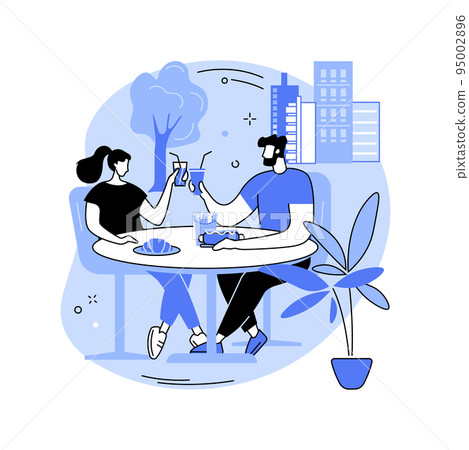 Quick lunch isolated cartoon vector illustrations. Quick lunch isolated cartoon vector illustrations. 95002896