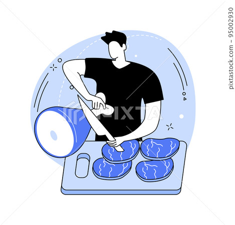 Farm meat products isolated cartoon vector illustrations. Farm meat products isolated cartoon vector illustrations. 95002930