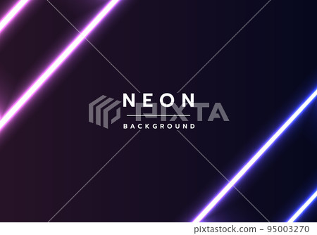 abstract background with glowing neon lines	 95003270