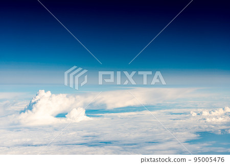 Clouds from the plane window Clouds from the plane window 95005476