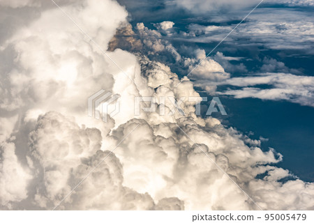 Clouds from the plane window 95005479