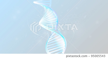 Abstract model of double helix structure of DNA. Abstract model of double helix structure of DNA. 95005543