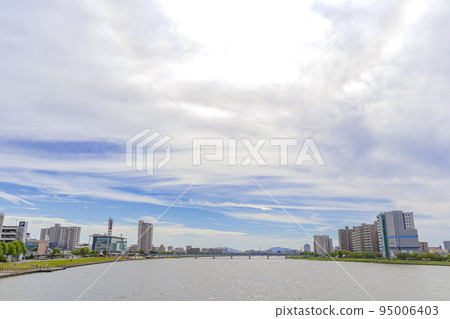 從萬代橋看八千代橋方向的風景 95006403