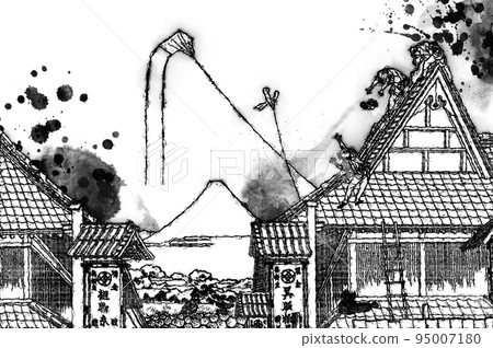 江戶駿河町三井三世地圖墨水版 江戶駿河町三井三世地圖墨水版 95007180