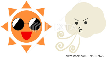 Sun and north wind 95007622