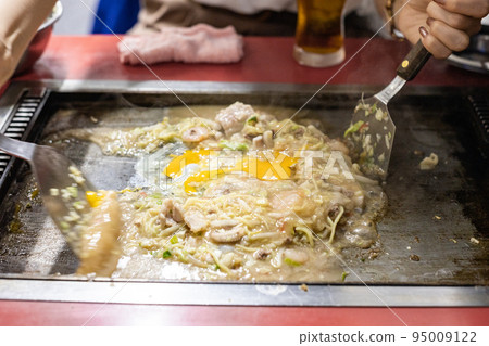 Monjayaki, a specialty of Asakusa, Tokyo Monjayaki, a specialty of Asakusa, Tokyo 95009122