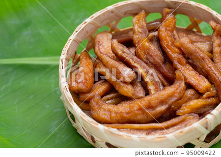 Sun dried banana. Fruit snack 95009422