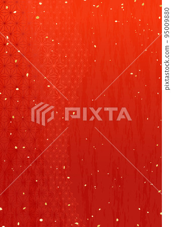 麻葉圖案日式背景素材 95009880