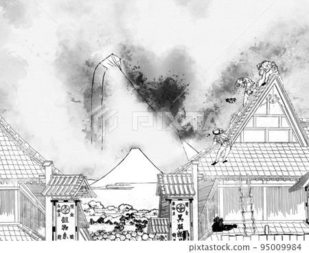 江戶駿河町三井三世地圖水彩版 95009984