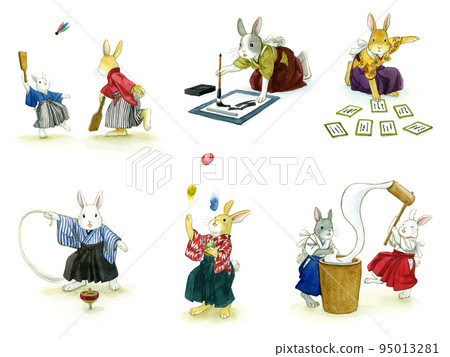 兔子年卡材料6套 95013281