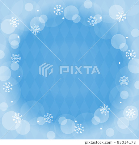 Snow particle background square blue Snow particle background square blue 95014178