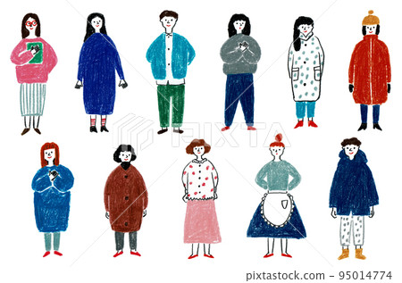 不同情況下的女性和男性 95014774