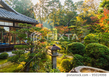 Autumn in Higashiyama, Kyoto Sokusoin Temple with colored leaves Autumn in Higashiyama, Kyoto Sokusoin Temple with colored leaves 95014998