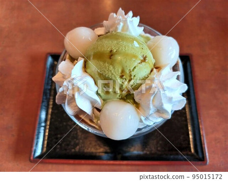 迷你抹茶凍糕 95015172