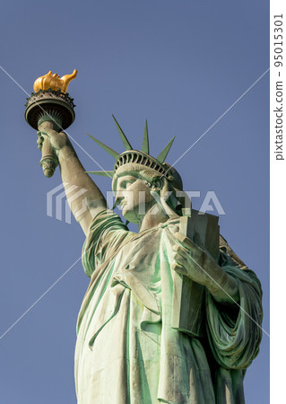 The Statue of Liberty is a majestic sight symbolizing the desire for freedom and democracy 95015301