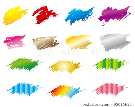 油漆墨水新年賀卡，壁紙，背景日本風格，日本圖案 95015653