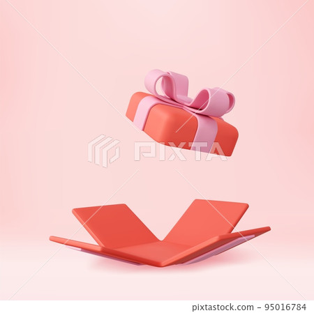 3d Open Gift box. 95016784