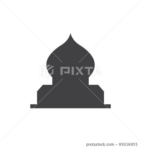 Mosque Window Vector Icon Mosque Window Vector Icon 95016955