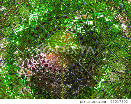 Shah Cheragh mosque mirror mosaic ceiling, Shiraz Iran Shah Cheragh mosque mirror mosaic ceiling, Shiraz Iran 95017592