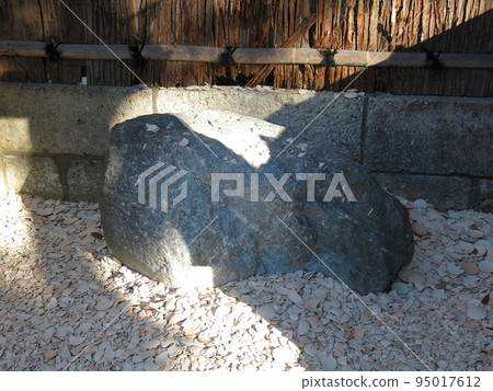 The witch stone at Kuzuharaoka Shrine in Kamakura City 95017612