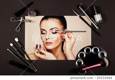 Fashion lady accessories collage 95018466