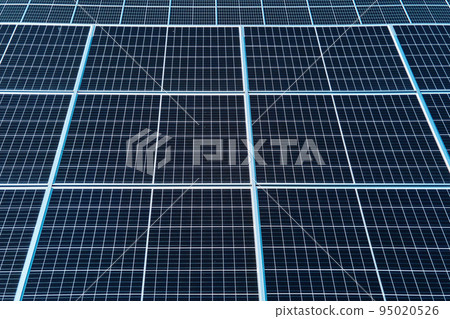 Solar batery in field. Photovoltaic panels for solar energy production. Alternative sustainable energy sources development. Energy crisis in Europe Solar batery in field. Photovoltaic panels for solar energy production. Alternative sustainable energy sources development. Energy crisis in Europe 95020526